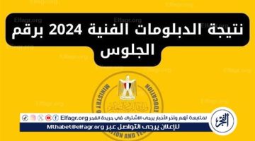 نتيجة الدبلومات الفنية 2024 الدور الأول عبر بوابة التعليم الفني برقم الجلوس