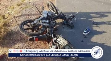 مصرع عاملين فى حادث سير دراجه بخارية بسوهاج