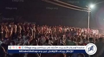 تشييع جثامين 4 ضحايا من حادث انقلاب سيارة ميكروباص بمطروح