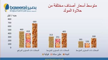 متوسط أسعار حلاوة المولد “نااار”.. السمسمية والفولية والملبن يتجاوزون ٤٦٠ جنيه