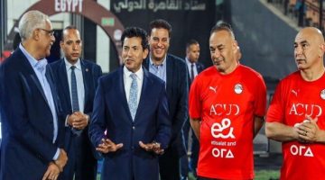 بحضور وزير الرياضة.. منتخب مصر يواصل تدريباته استعدادًا لمواجهة موريتانيا «صور»