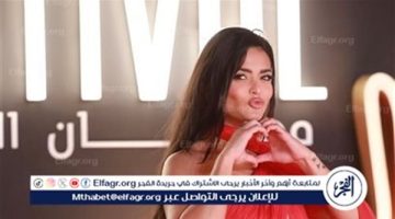 أسماء جلال تخطف الاضواء بأحدث ظهور لها بمهرجان الجونة السينمائي