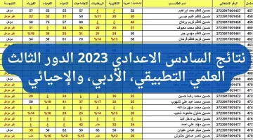 استعلم الآن.. رابط نتائج السادس الاعدادي 2024 الدور الثالث موقع نتائجنا results.mlazemna