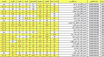 موقع نتائجنا نتائج الامتحانات 2024 السادس الإعدادي الدور الثالث العراق بالرقم الأمتحاني والاسم